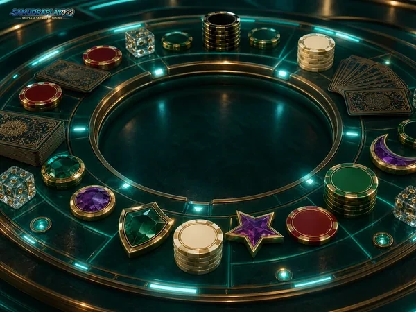 Tampilan meja European Roulette dengan dealer live